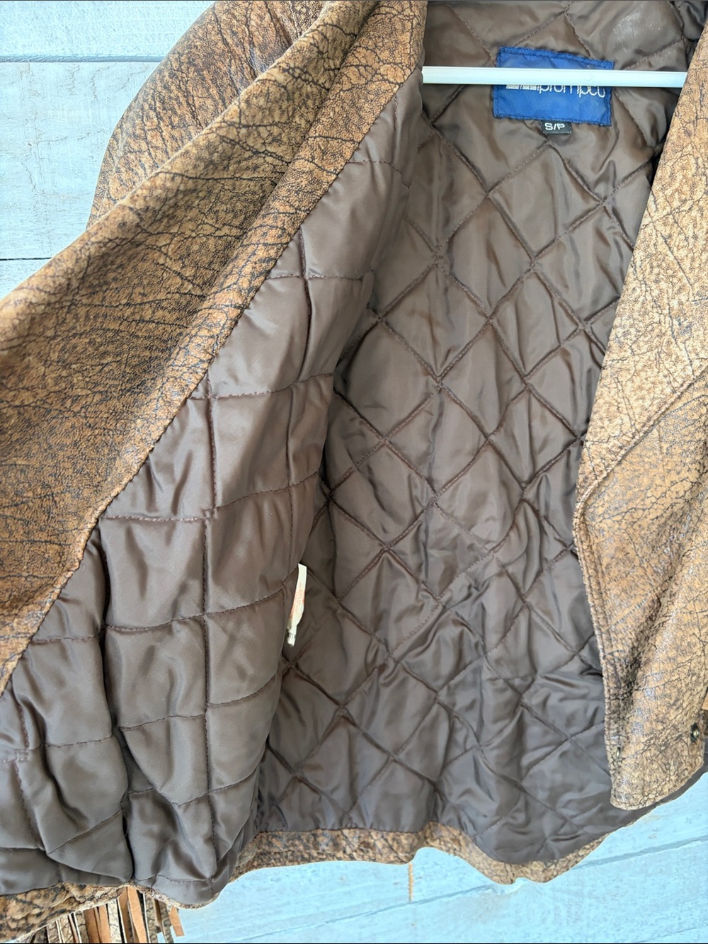 1980s Western Fringe Leather Jacket Cropped Boho Cowgirl Chic - Picture 9 of 16